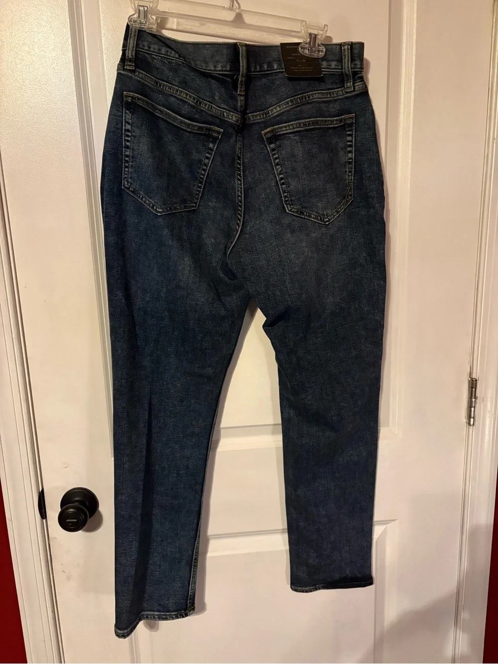 Banana republic Men's Dark Blue Straight-Leg Jeans